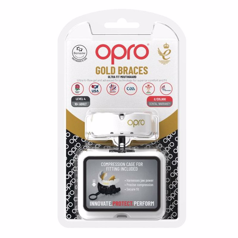 Opro GOLD series GEN5 Prostateftiki masela ga siderakia ENILIKON-white/gold